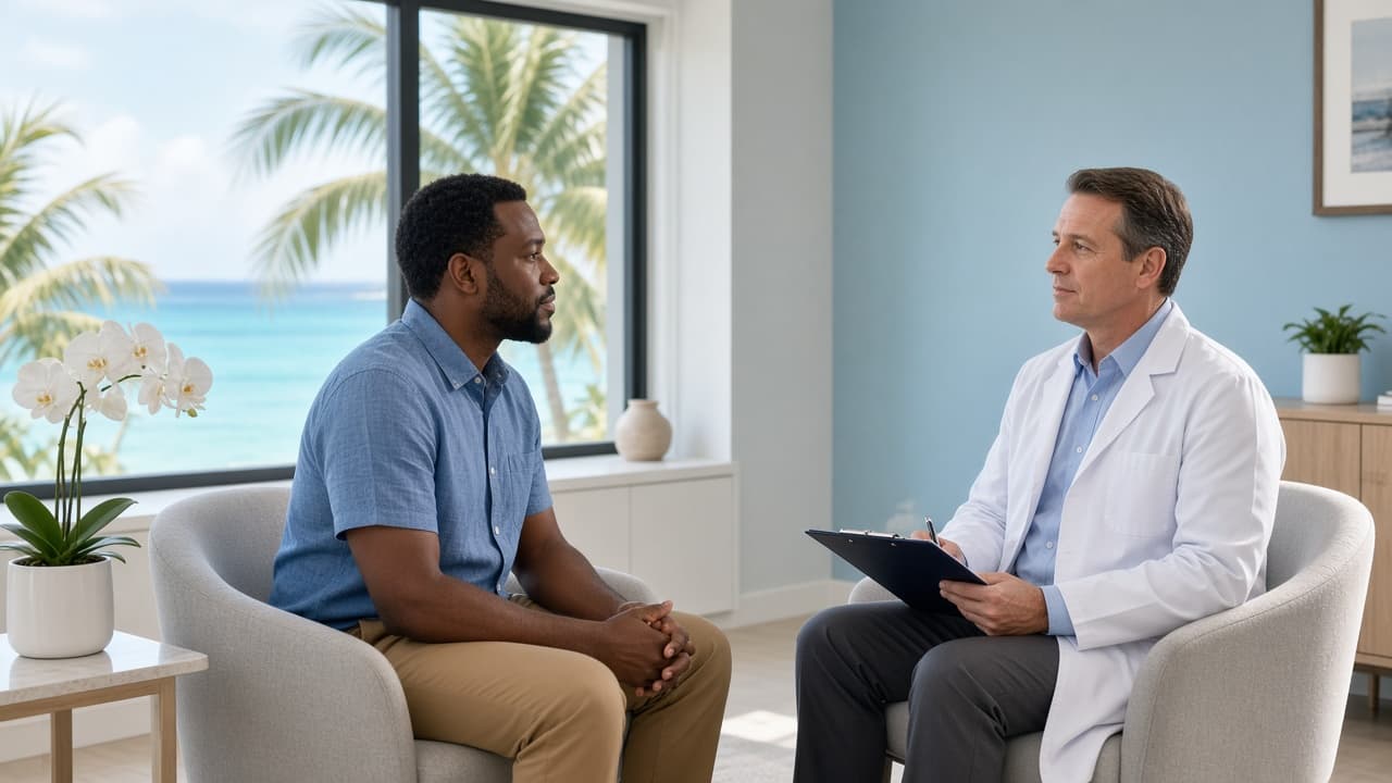 Cayman Medical men’s health consultation in Grand Cayman